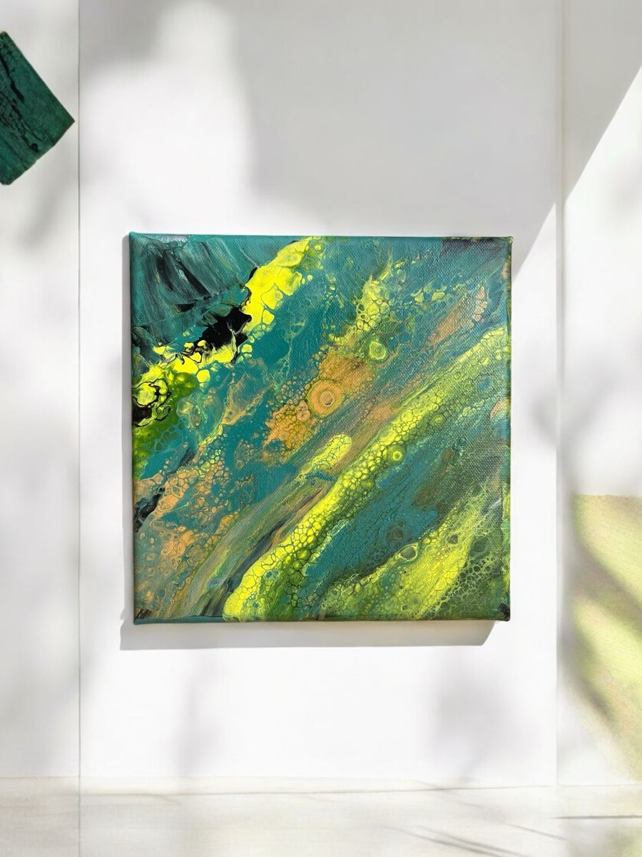 Gemälde: Abstraktes Acrylbild "Sommergefühle" Unikat – Neu (gemäss Beschreibung) aus Hochdorf von Jasminurschel