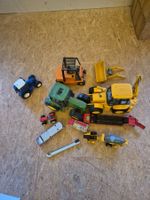 Konvolut Bruder Matchbox Maschinen Autos LKW Krane