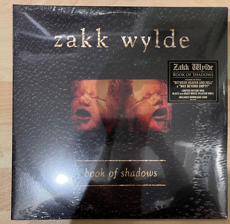 Zakk Wylde Book Of Shadows Vinyl Lp Black With White Splatte (Gebraucht ...