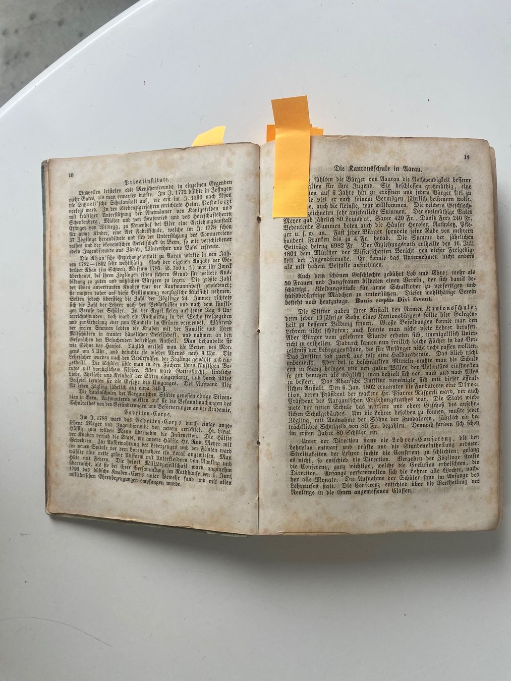 Libri: 1844 Geschichtsbuch Gemeinden Kt. Aargau – Usato da Langendorf venduto da Antik-Samariter 2