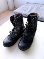 Schweizer Armee Kampfstiefel BALLY, Echtleder, Schwarz