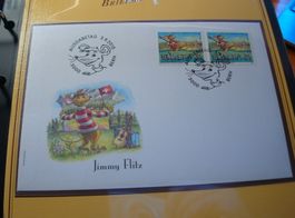 Abart "Jimmy Flitz" 2010, Combo-FDC, geänderte Zähnung
