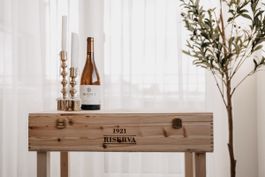 Beistelltisch aus Weinkiste „Varvaglione“
