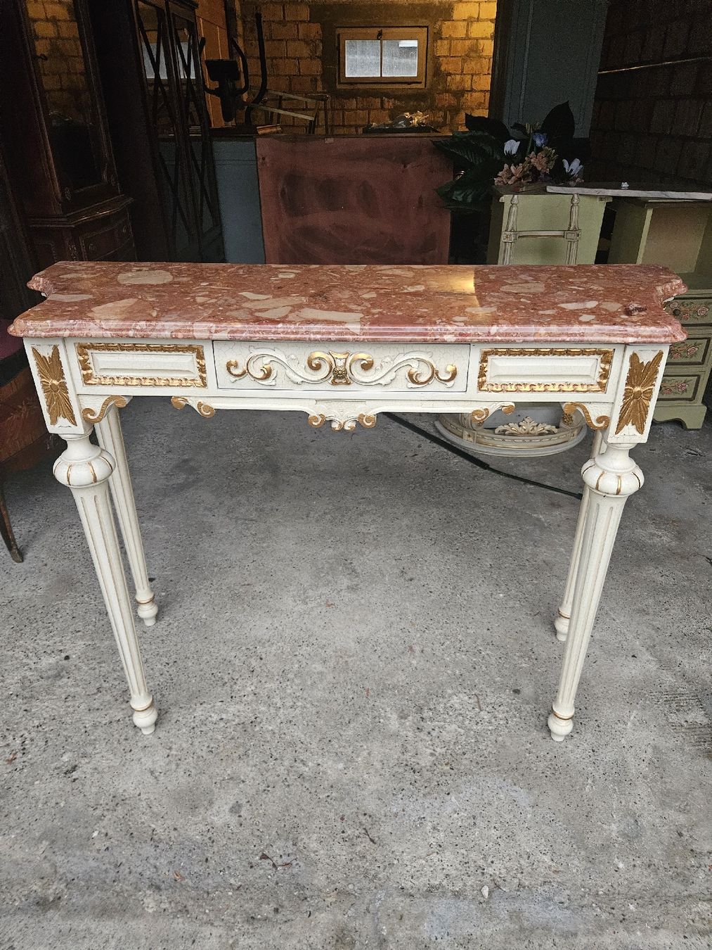 Kommoden: Louis XVI stil Konsole mit Marmorplatte – Gebraucht aus Rickenbach b. Wil von nic_8ljr