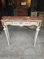 Louis XVI stil Konsole mit Marmorplatte