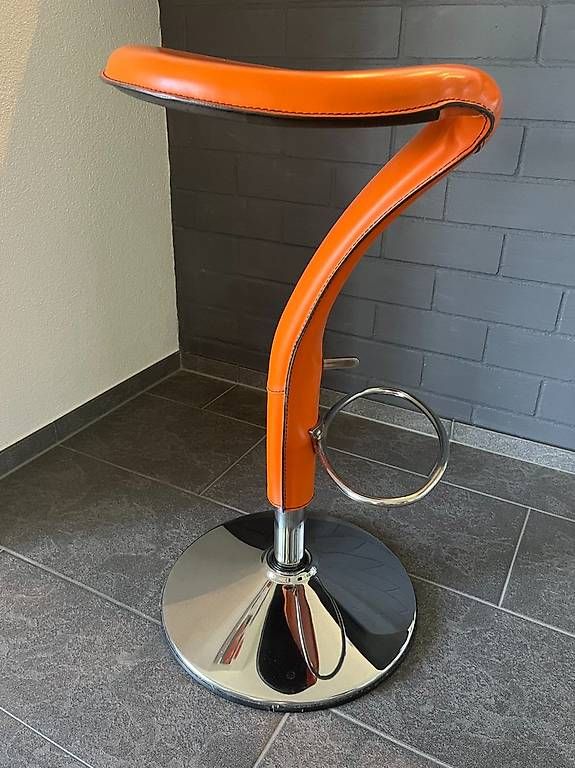 Tabourets: Barhocker orange Leder – D'occasion à Seltisberg par rbs_f5q2 1
