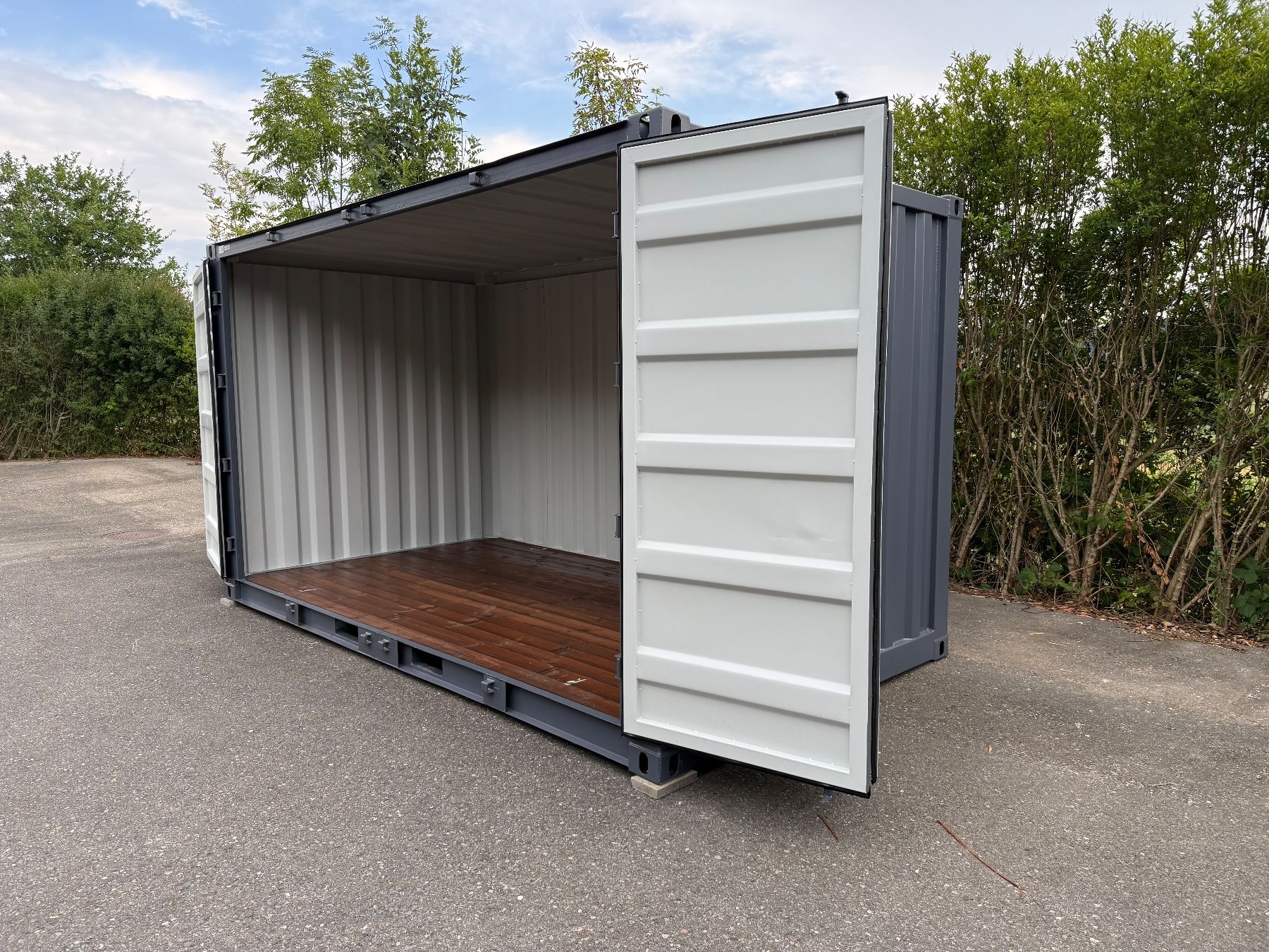 Contenitori edile: 15 Fuss Lagercontainer, Container in grau, open side – Nuovo e nell'imballaggio originale da grosswangen venduto da Poliniman0 7