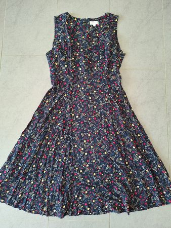 Festliches APRICOT Blümchenkleid Gr. L
