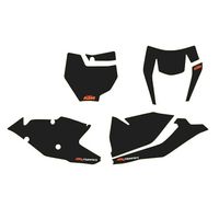 KTM Nummertafel Sticker, NEU, Modelle EXC / SX 16 - 19