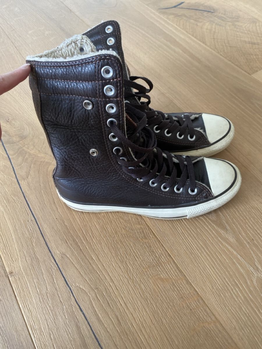 Converse Scarpe da donna: Converse brunes hautes – Usato da Rossemaison venduto da Bird19 3