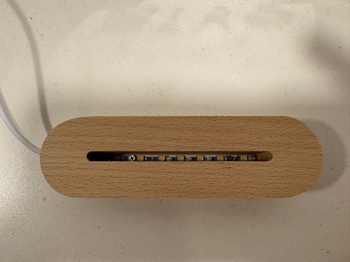 Lampen: Namensschild LINN als LED-Lampe – Gebraucht aus Felsberg von Riggel 3