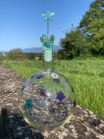 Glasflasche  Kugel-Flasche  Ballonflasche  Handmade Quality