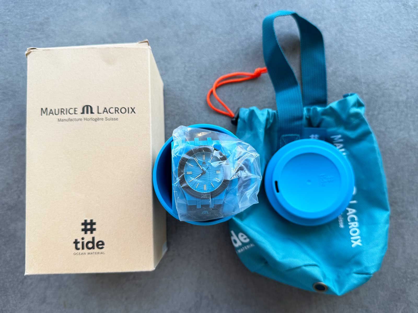 Maurice Lacroix Uhren: Maurice Lacroix Aikon #Tide Blau/Schwarz – Neu und originalverpackt aus Immensee von svs_gsm7 2