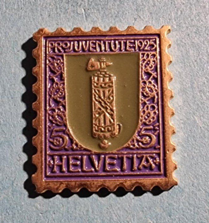 Plaquettes & Badges: Pin Pro Juventute 1926 St. Gallen – D'occasion à Härkingen par specialshapes