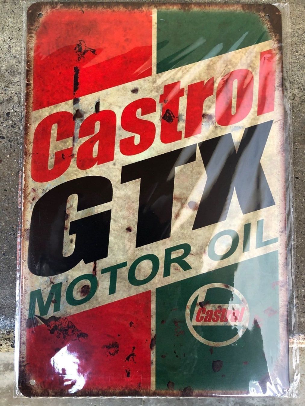 Insegne: Castrol gtx öl werbung – Nuovo (secondo la descrizione) da Reinach AG venduto da rares75