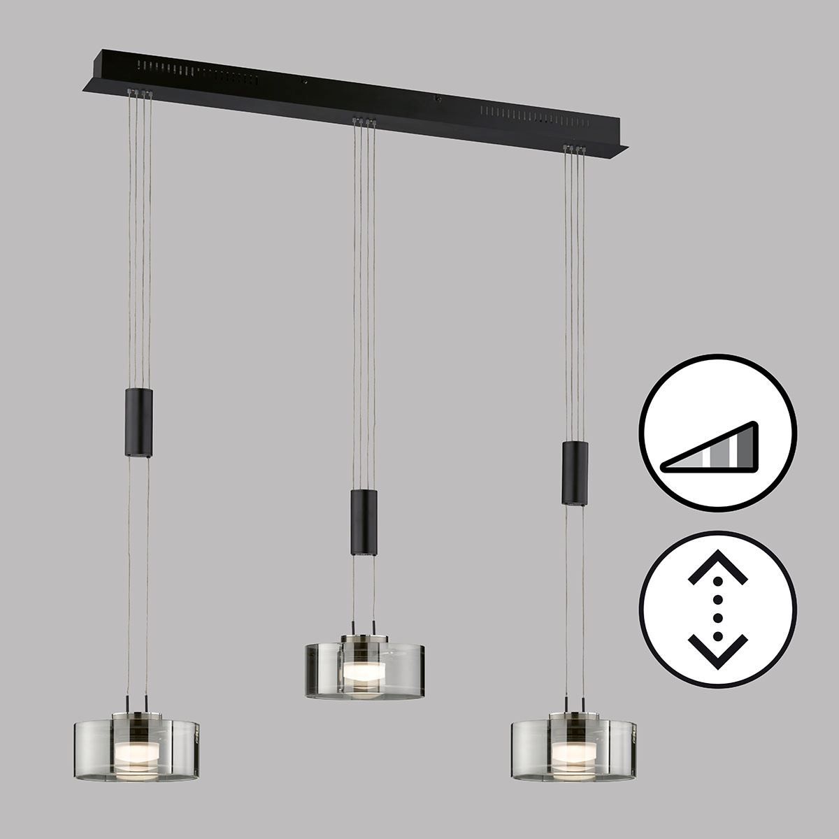 Kronleuchter & Deckenlampen: LED Pendelleuchte, Glas, 100 cm x 20 cm – Neu (gemäss Beschreibung) aus Kreuzlingen von Smart-Light