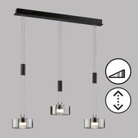 LED Pendelleuchte, Glas, 100 cm x 20 cm