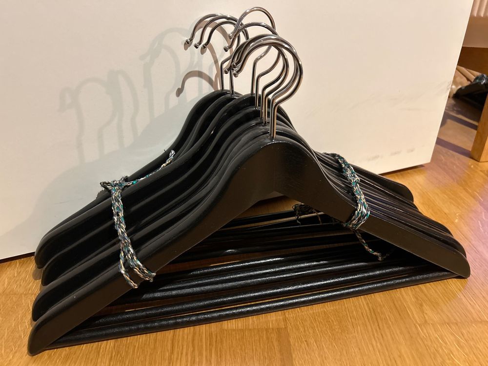 Schaumstoff-Pad Für Kleiderbügel - Anthrazit, 10 Stück, Für Laden-Displays
