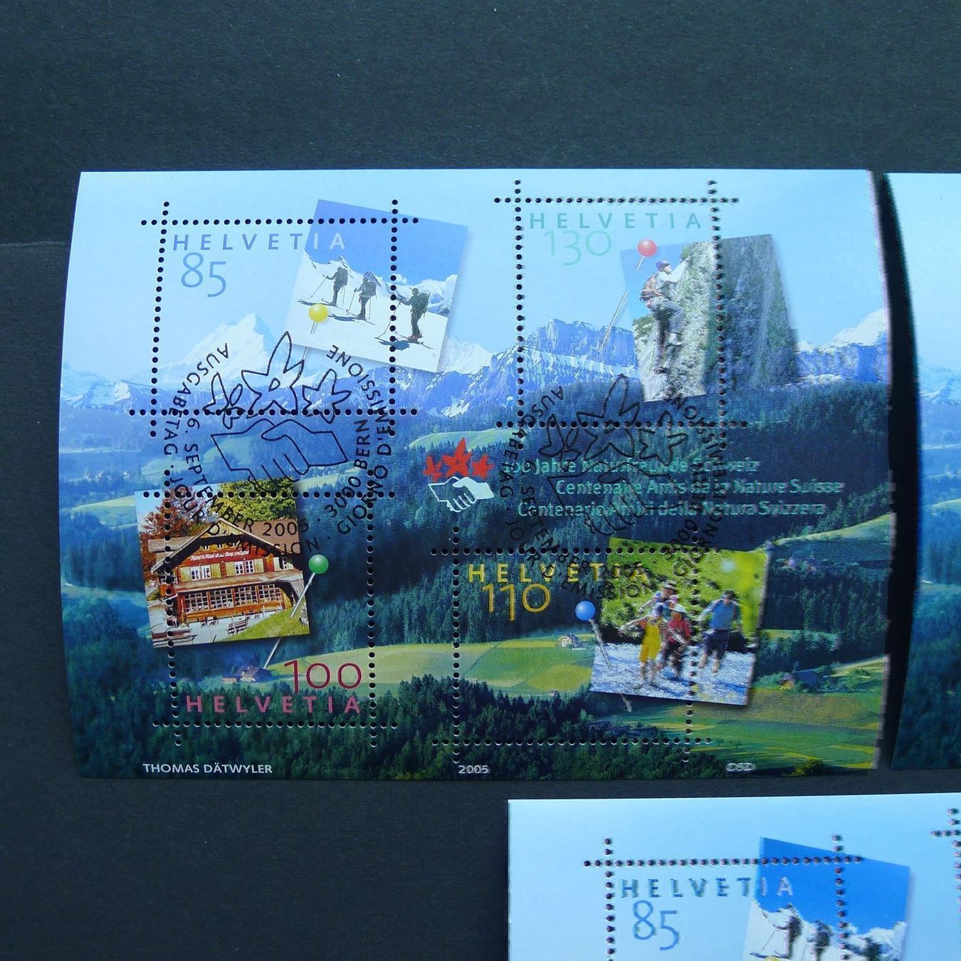 Tutti i francobolli: 2005 Nr. 1172 mit 3 Varianten von ET – Usato da Dagmersellen venduto da wyss1982 1