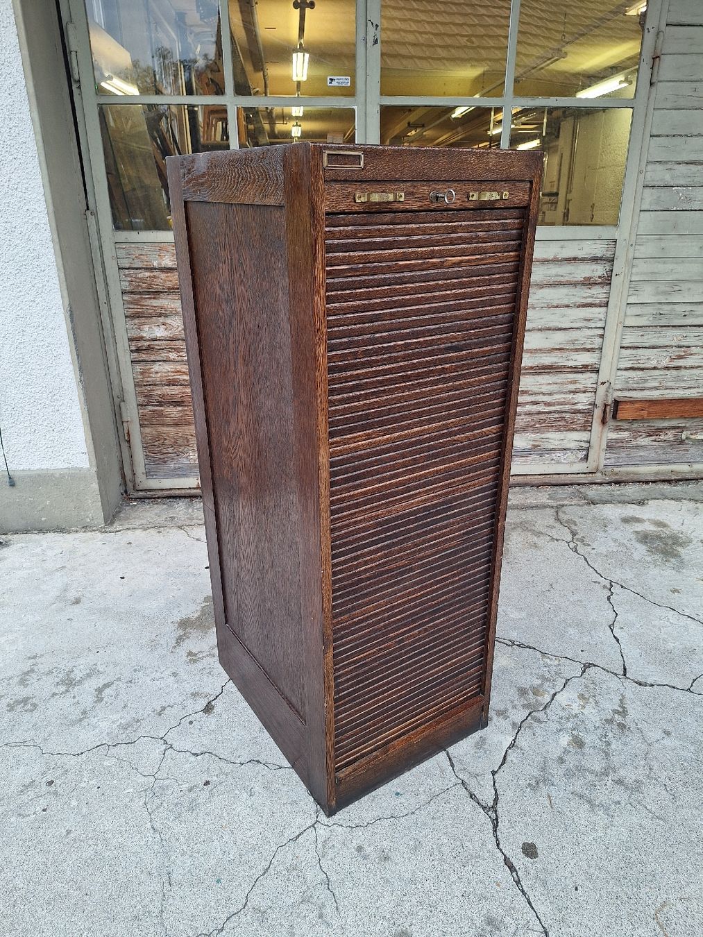 Schränke: Antiker Rollschrank, Eiche, Vintage – Gebraucht aus Urtenen-Schönbühl von Atelier21_bern 8