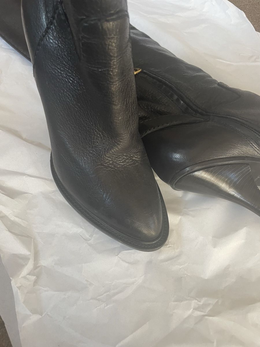 Scarpe da donna: Prada Lederstiefel Gr. 36 schwarz – Nuovo (secondo la descrizione) da Oetwil am See venduto da abtDesign 5