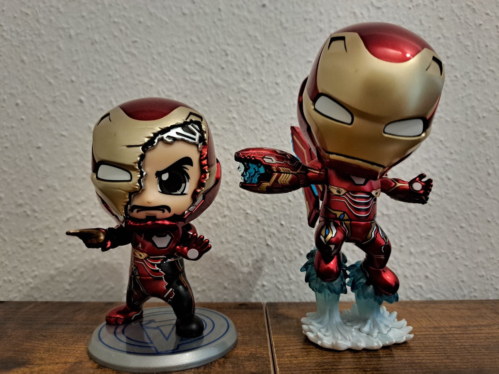Hot Toys Statuette: Hottoys Cosbaby Marvel Iron Man & Rocket – Nuovo (secondo la descrizione) da Wil SG venduto da RnBFlavoursDarling 1