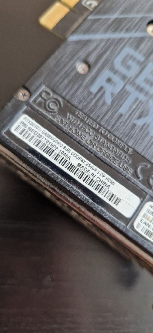 Nvidia Grafikkarten: Palit Geforce RTX 3070 ti - Top Zustand! – Gebraucht aus Berneck von bra_66zr 2