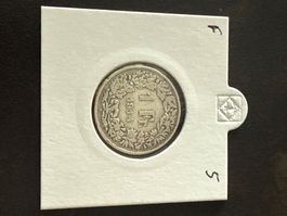 Swiss 1 franc 1914 Silver Coin