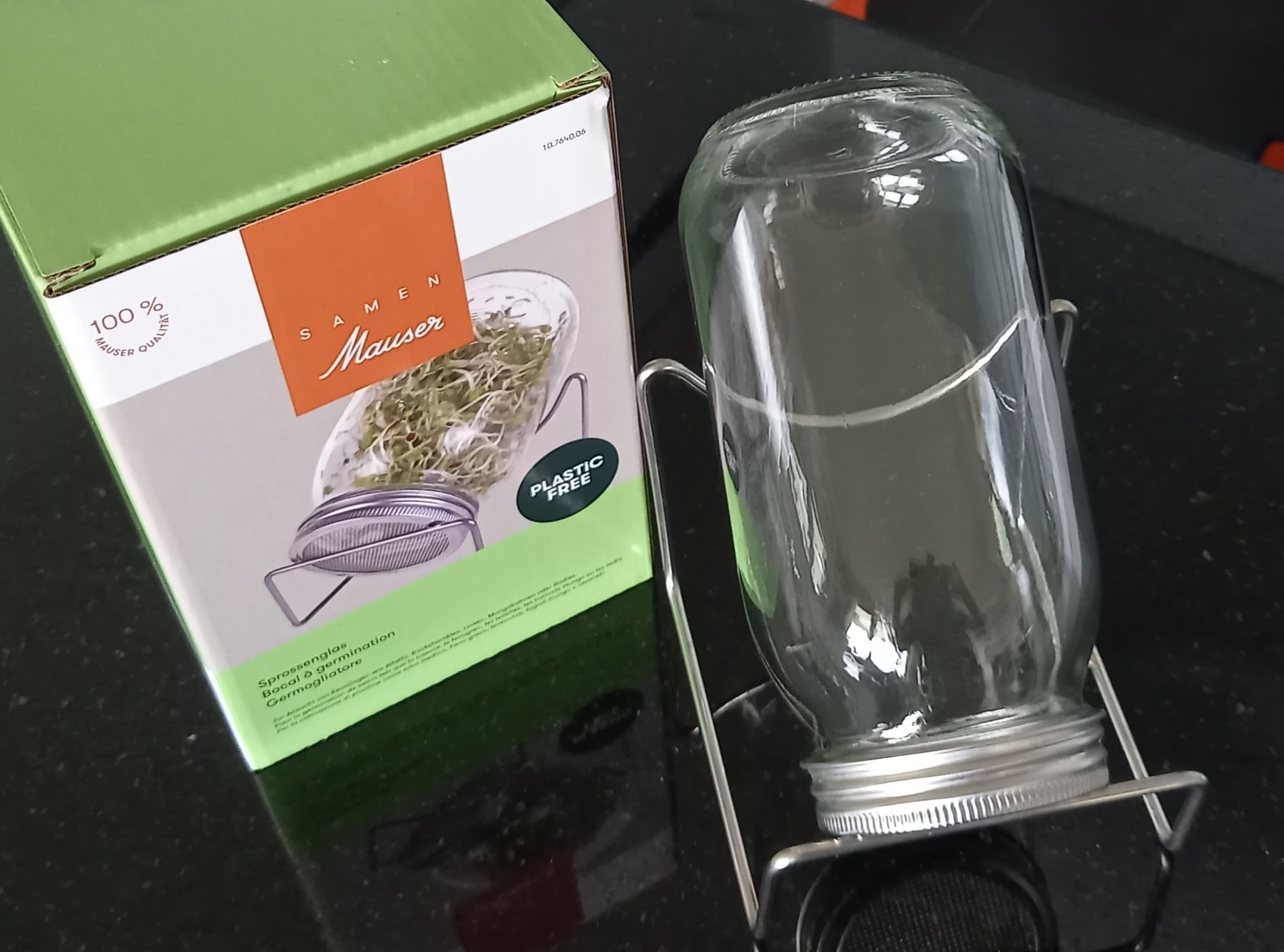Pflanzen & Samen: Samen Mauser Sprossenglas praktisch neu – Gebraucht aus Wädenswil von Ursula_Haab