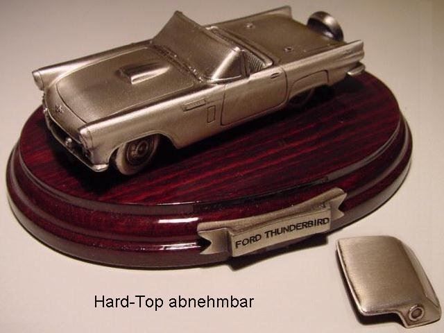 Ford Modellini d'auto: Ford T-Bird Thunderbird 1957 mit Hardtop – Nuovo e nell'imballaggio originale da Giswil venduto da Healey71 3