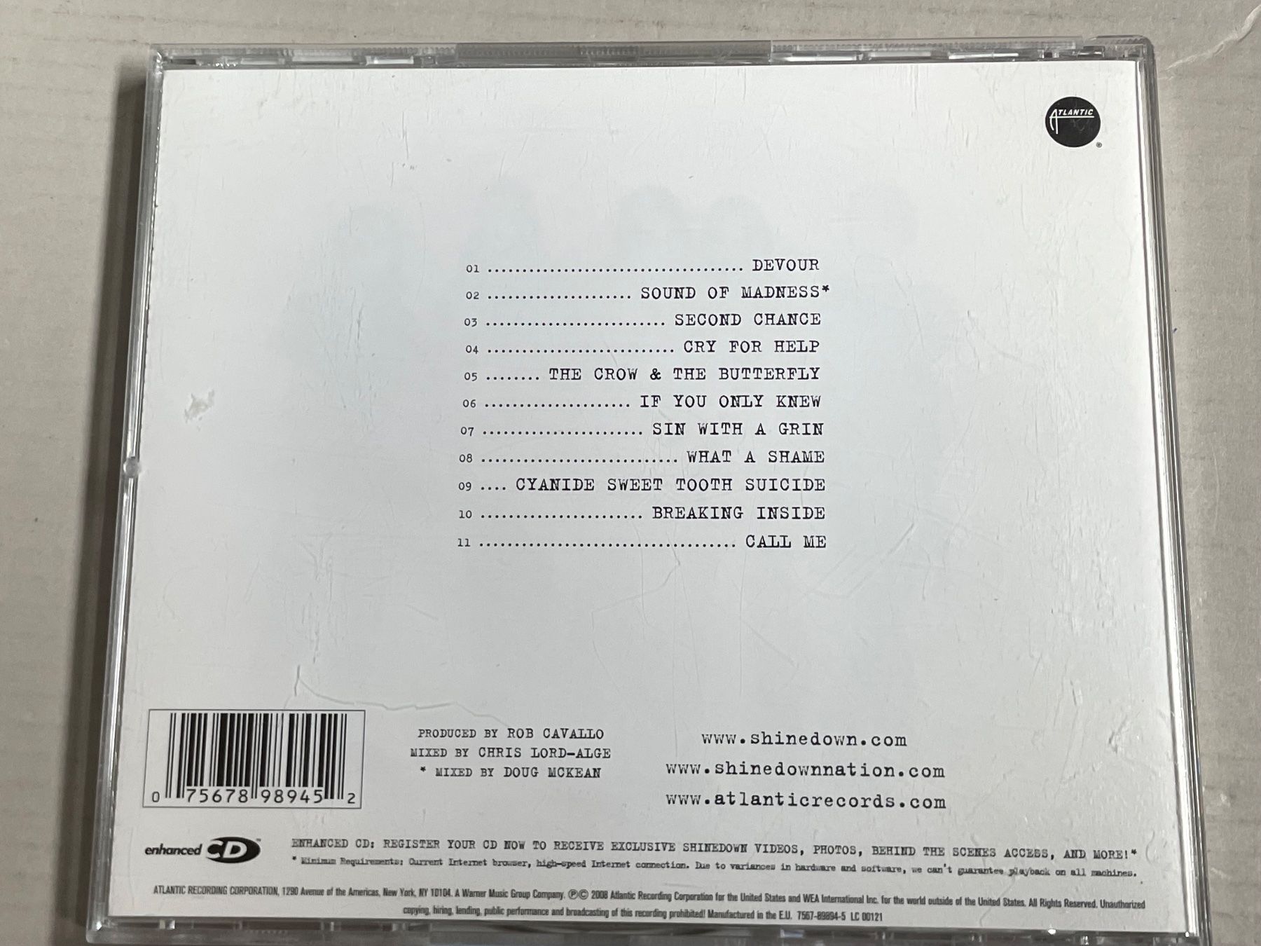 CDs: Shinedown – Gebraucht aus Muri b. Bern von AdidasCollector 1