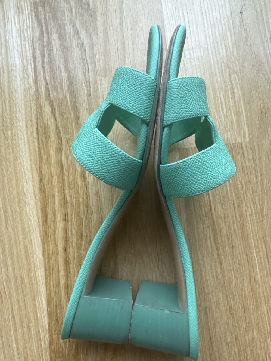 Hermès Scarpe da donna: Hermès sandals, size 39, green – Usato da Fribourg venduto da ksu_65bh 5