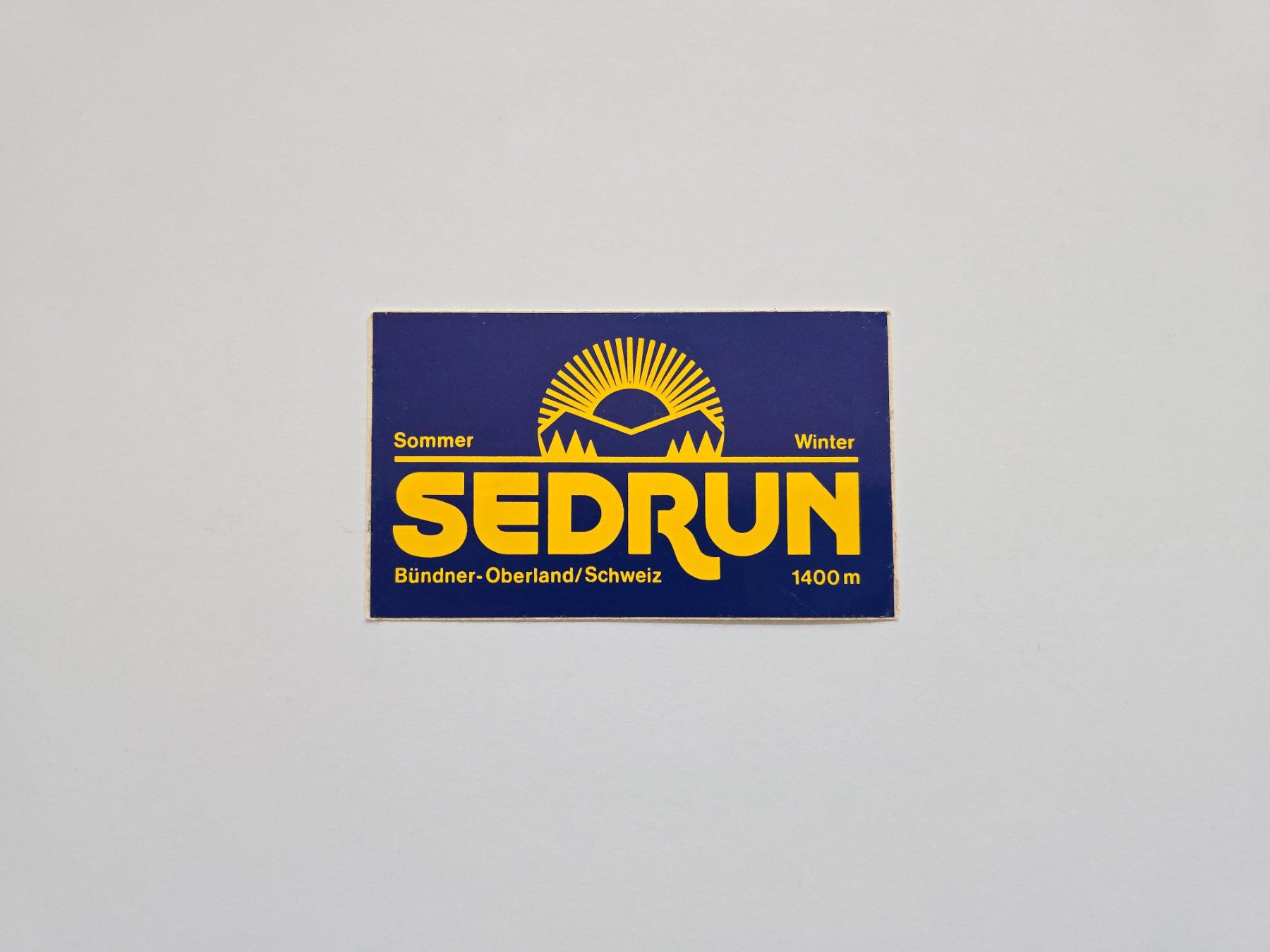 Autocollants: Alter Sedrun Sticker / Aufkleber – D'occasion à Dättlikon par Wundertuete_