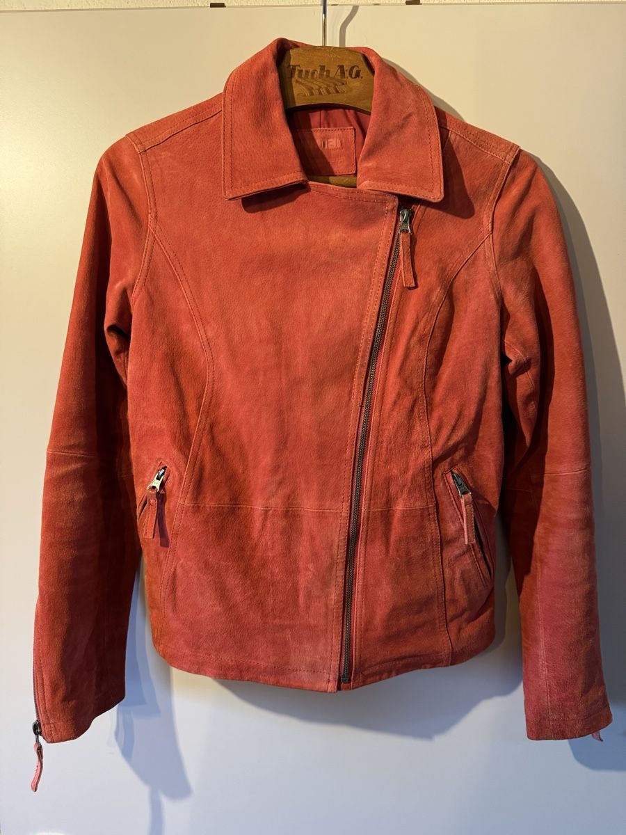 Tchibo Jacken: Tchibo / TCM Wildlederjacke, Gr. 36 – Gebraucht aus Mönchaltorf von Theviper