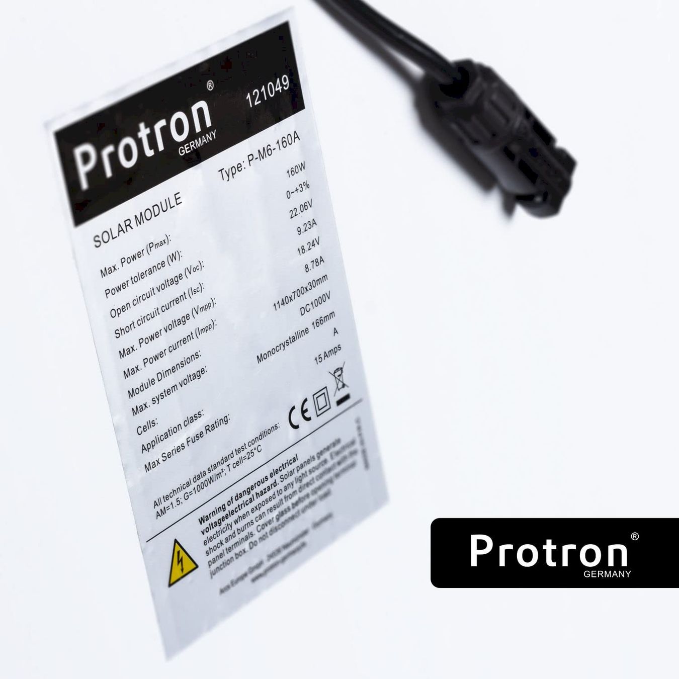 Solargeräte und Solarprodukte: Protron 160W Mono-Kristallin Solarmodul – Neu und originalverpackt aus Bottighofen von zaap 5