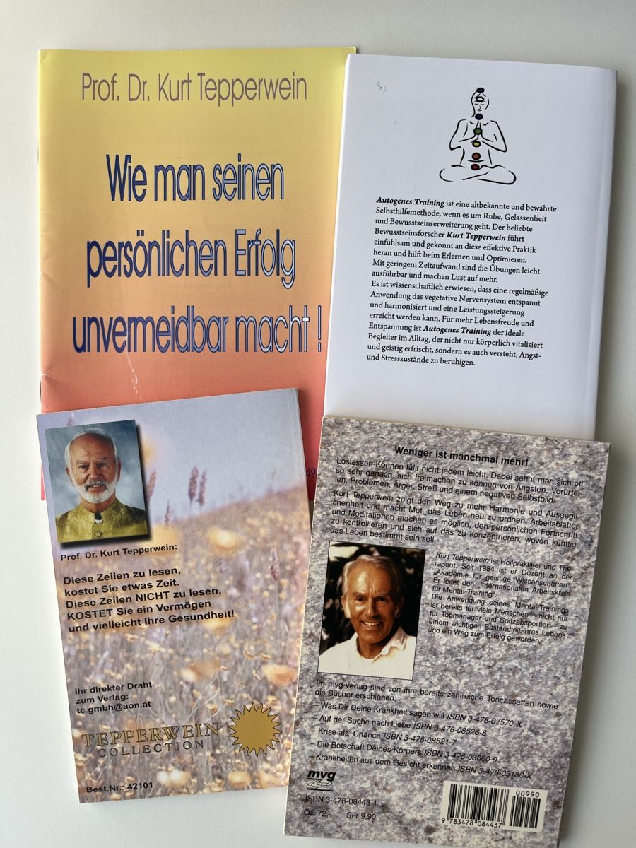Libri: Kurt Tepperwein Erfolg Set – Usato da Lohn-Ammannsegg venduto da panywa 1