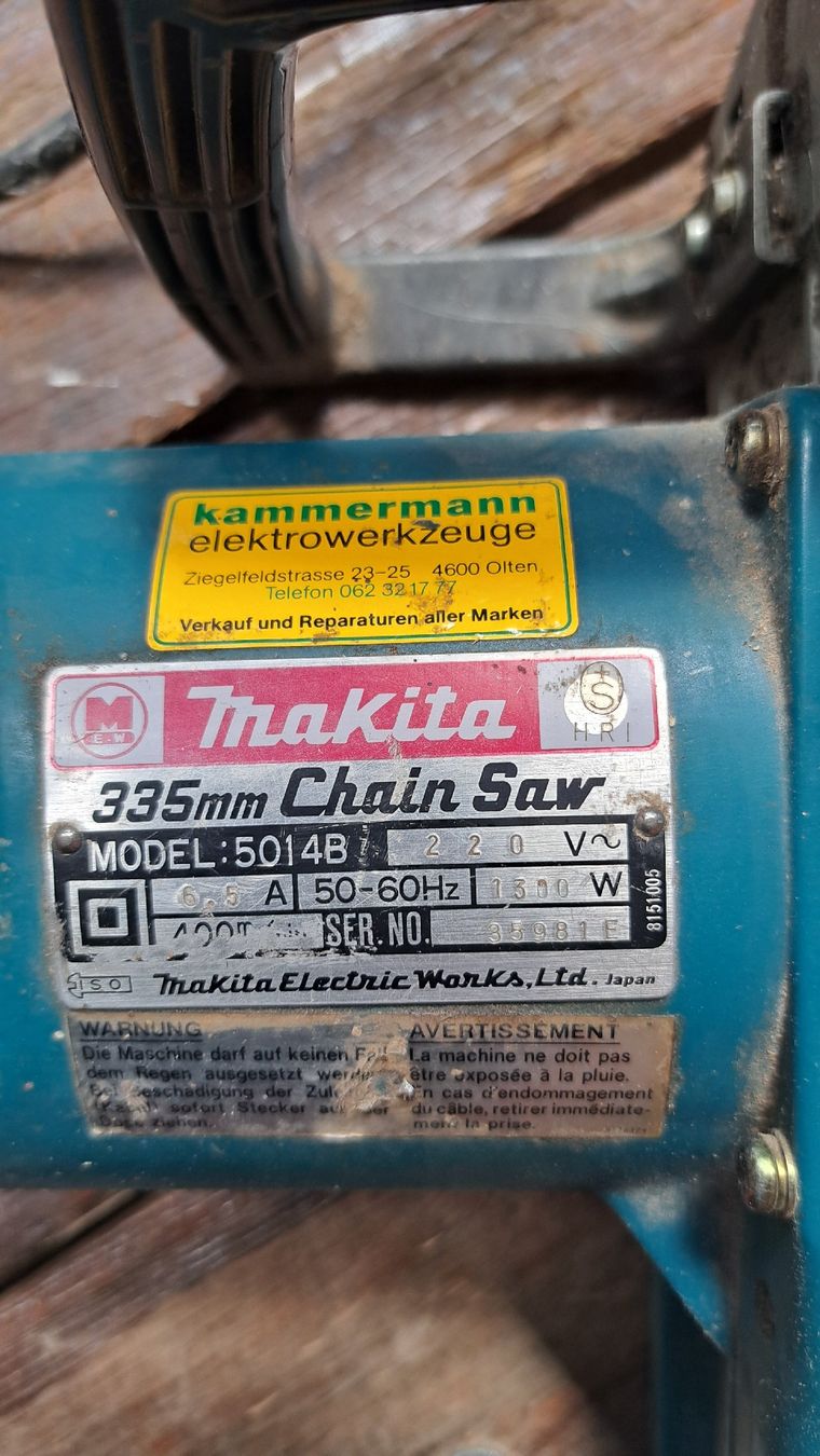 Makita Seghe: Elektrokettensäge – Usato da Rumisberg venduto da Forstmichel 2