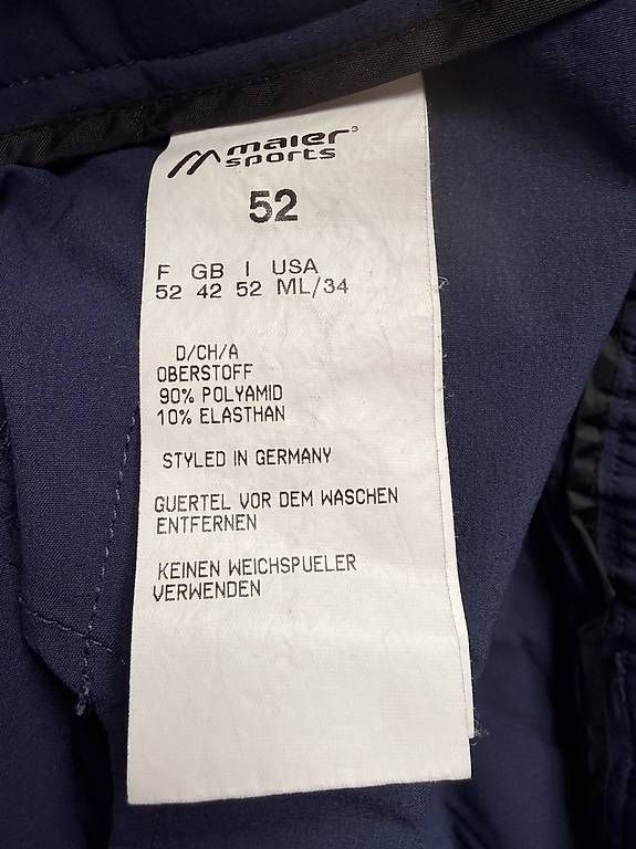 Hosen: Wanderhose Männer Maier Sports – Neu (gemäss Beschreibung) aus Basel von cla_f5hs 2