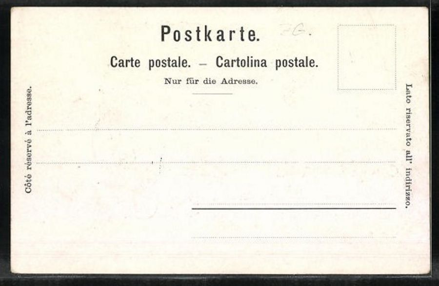 Ansichtskarten: Gruss vom Gottschalkenberg, um 1890 – Gebraucht aus Frauenfeld von POML 1