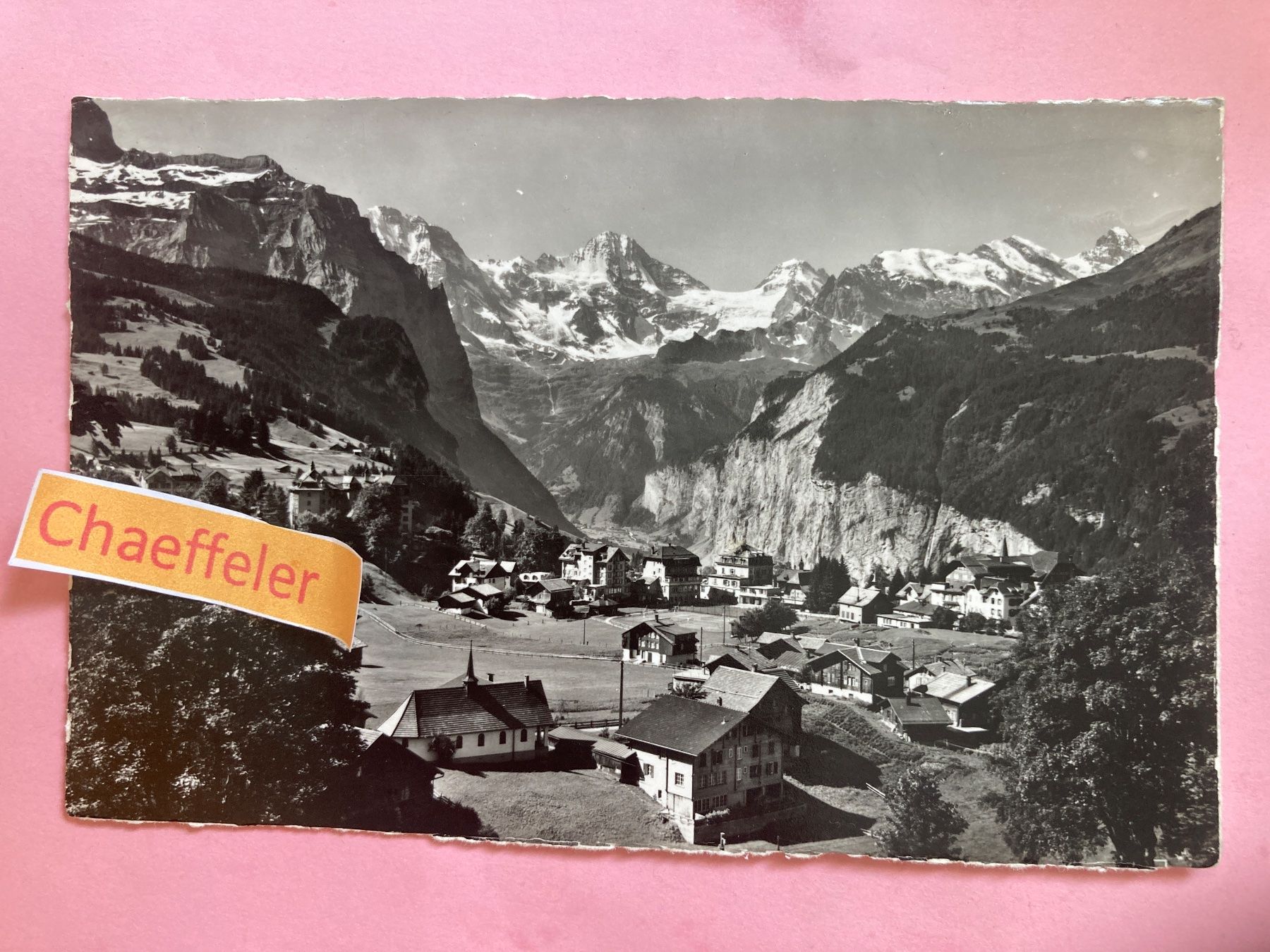 Cartoline postali: 1953 Wengen, Breithorn – Usato da Zürich venduto da Chaeffeler