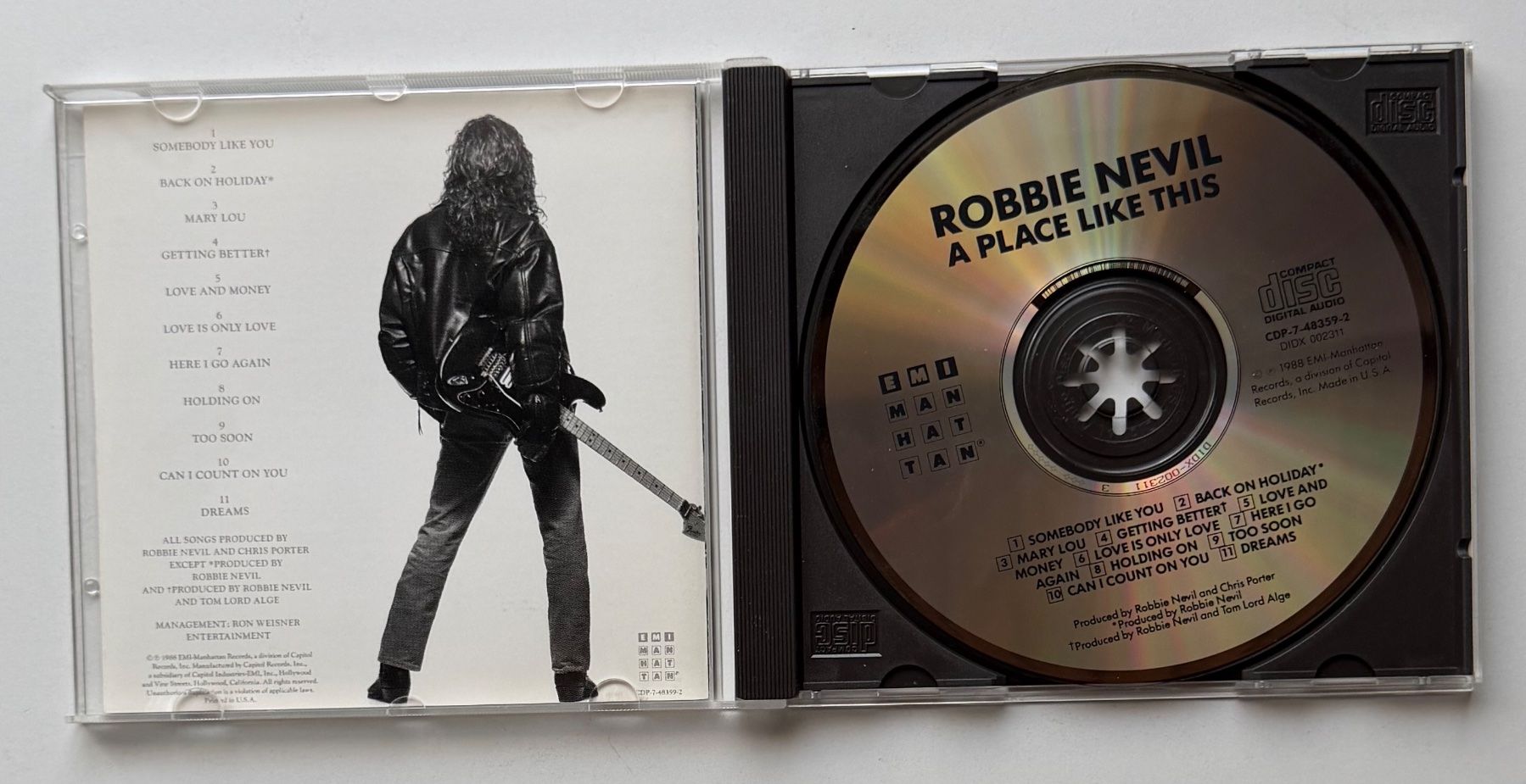 CD: Robbie Nevil / A Place Like This – Usato da Näfels venduto da rottabi 2