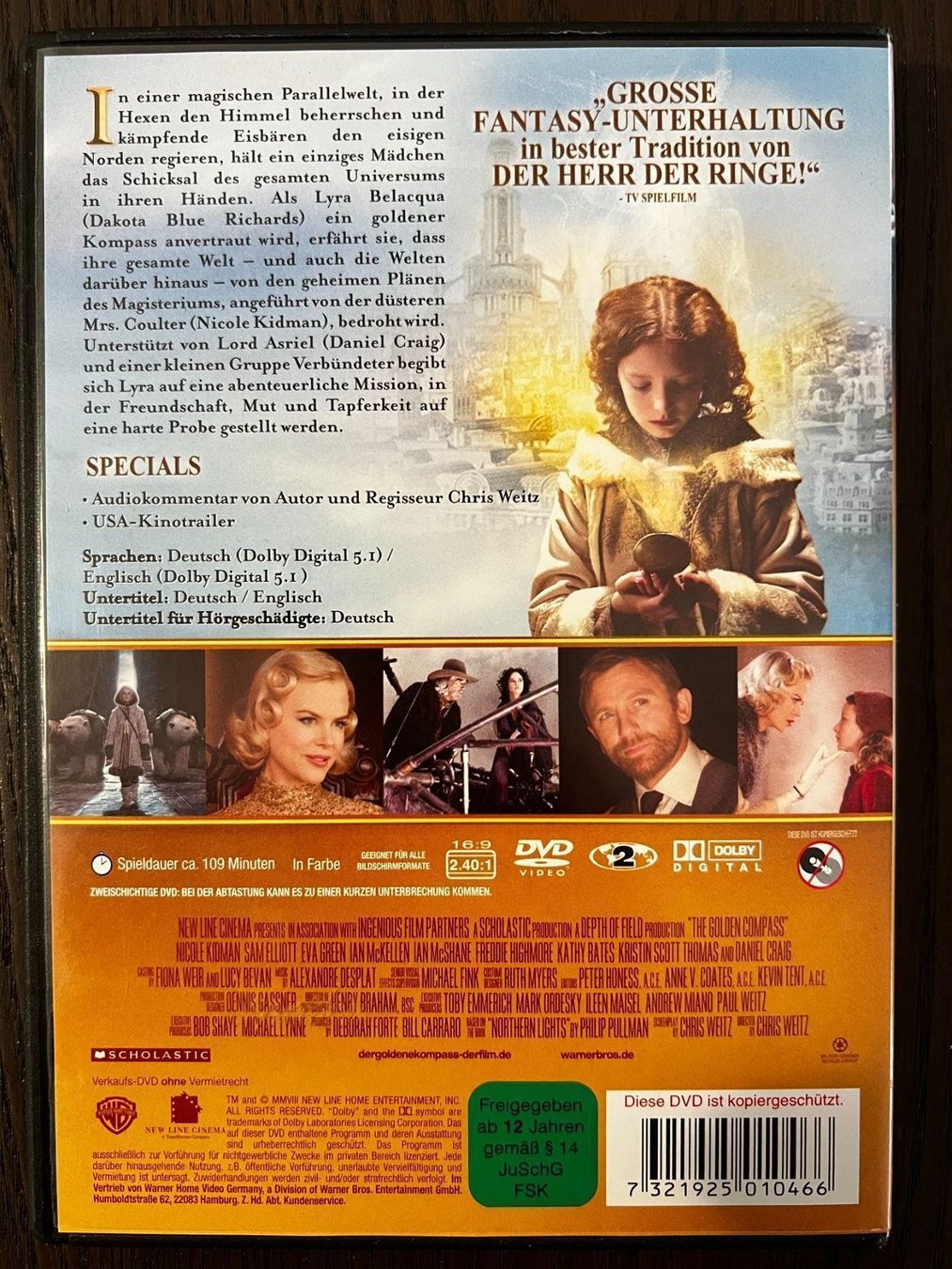 Tutti i DVDs: Der goldene Kompass – Usato da Zürich venduto da FilmFreunde 1