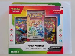 Pokémon First Partner Illustration Collection Serie 1 NEU