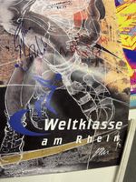 Plakat Hans Erni 90 x 130 cm Weltklasse am Rhein Weis, Klose