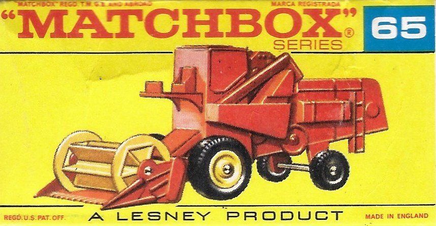 Matchbox Giocattoli: Matchbox Nr. 65 Claas Combine Harvester 1965 – Nuovo e nell'imballaggio originale da Zofingen venduto da Goldengolden