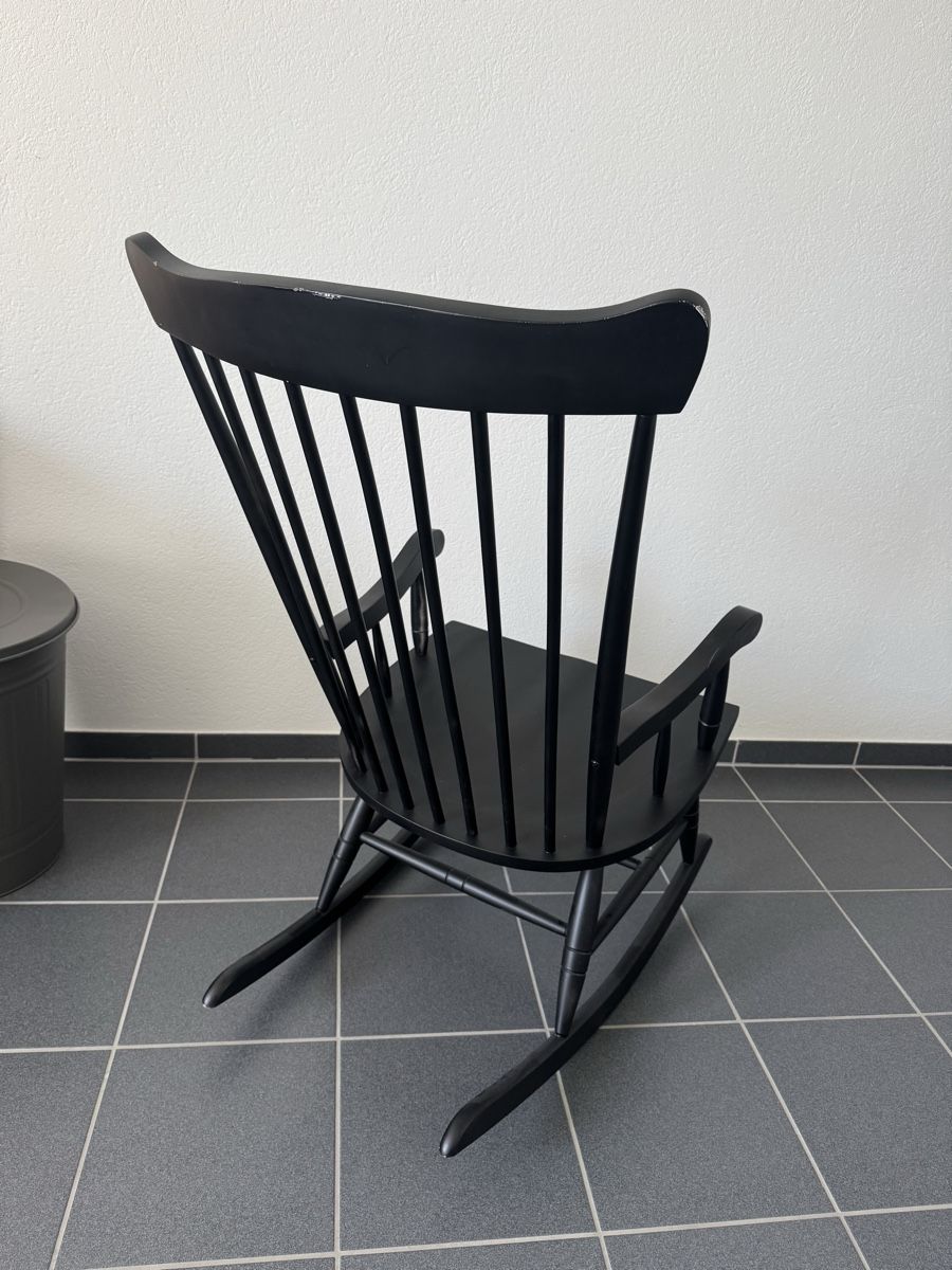 Sedie: Schaukelstuhl Holz Schwarz – Usato da Grüt (Gossau ZH) venduto da tam_m9wb 1