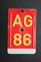 Velonummer Aargau 1986 ( Geburtstagsgeschenk )