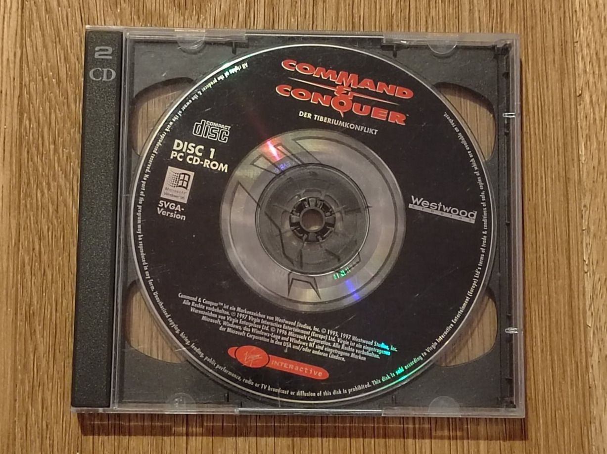 Spiele: Command & Conquer Der Tiberiumkonflikt SVGA version 1997 PC – Gebraucht aus Fribourg von Nooky