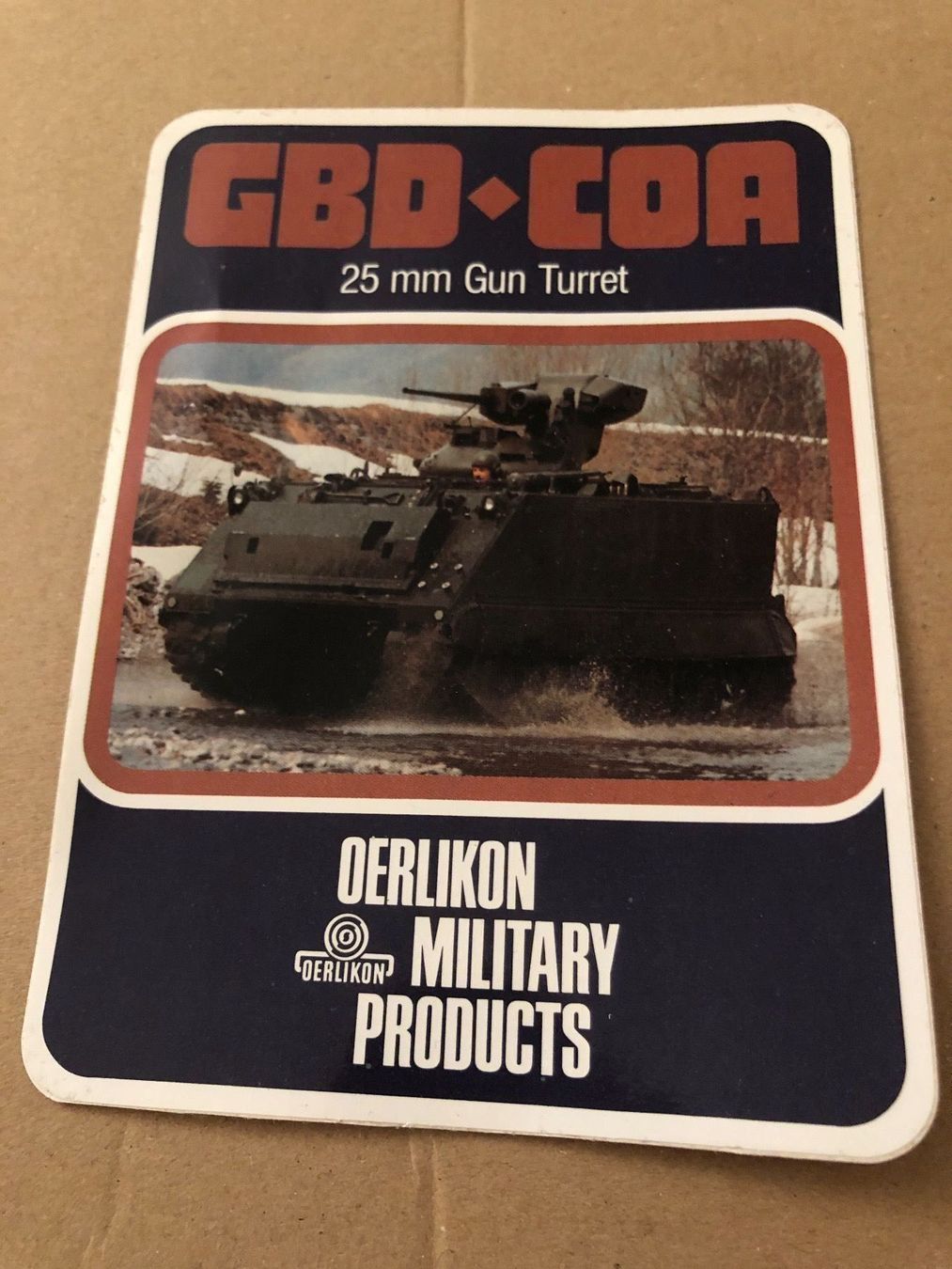 Sticker: CBD COA 25 mm Gun Turret Abziehbild – Usato da Winterthur venduto da cheerio97 2
