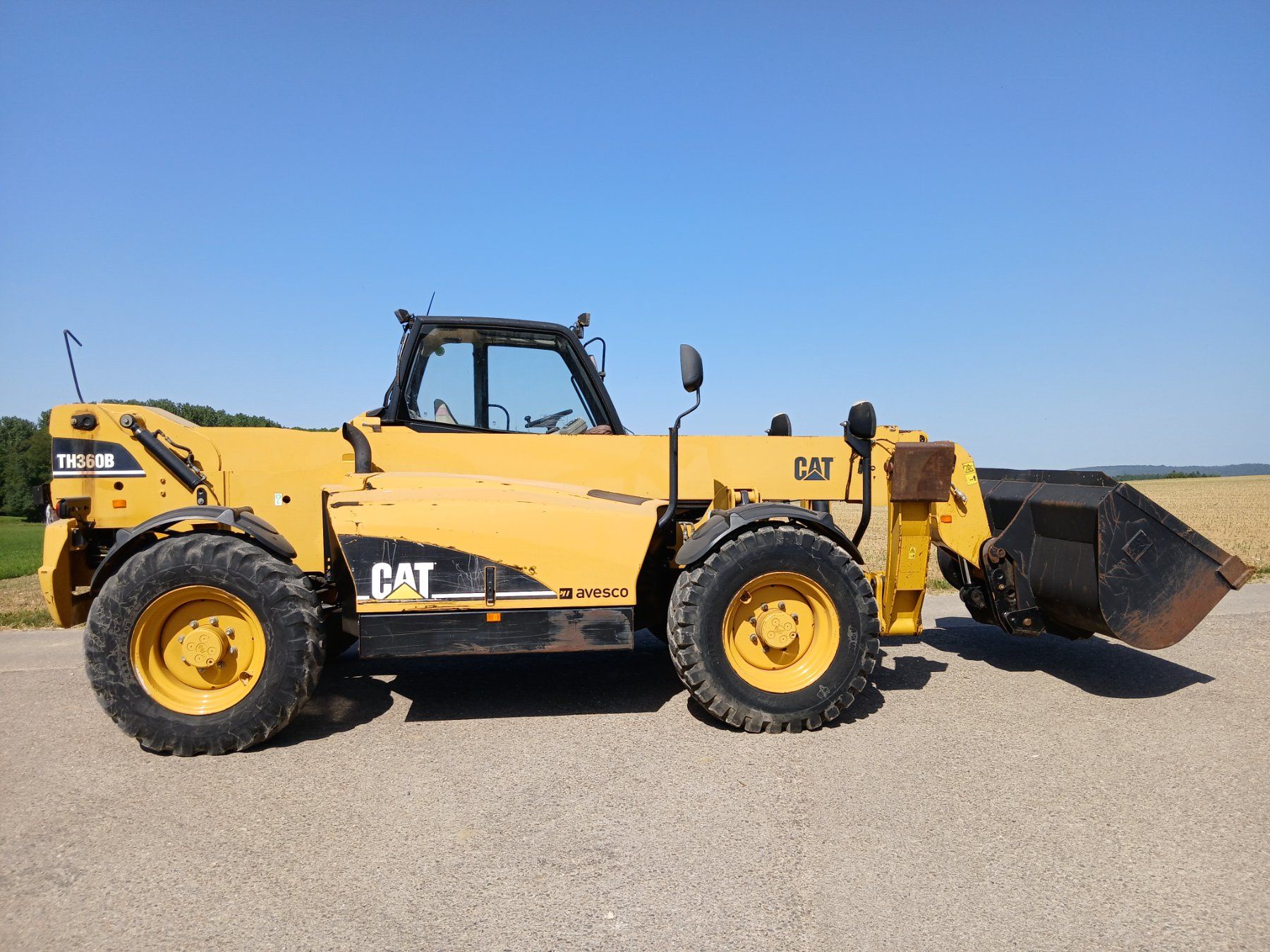 Tutte le macchine: CAT TH360B chargeur téléscopique Caterpillar – Usato da Vendlincourt venduto da Moserre 8